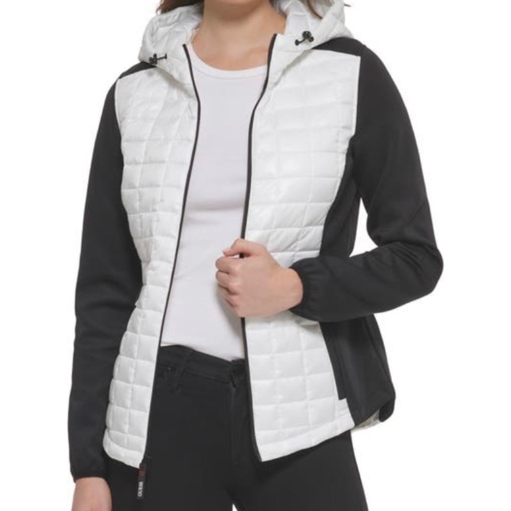 Guess | Quilted Jacket with Hood - Picture 15 of 15